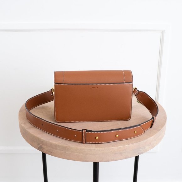 Ingrid Crossbody / Shoulder Bag - Leather - Cognac - Picture 11 of 12